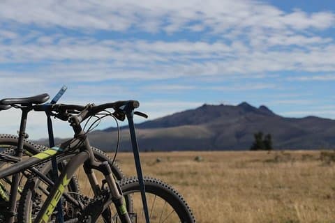Fahrrad und Trek in Cotopaxi