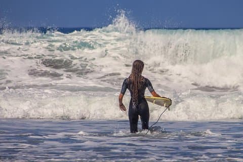 Surflessen in Casablanca