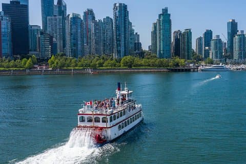Crociera turistica del porto di Vancouver