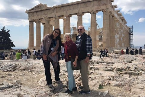 Escursione sulla costa di Atene: tour privato panoramico della città e dell'acropoli