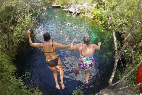 Tankah Park Fünf Cenotes Abenteuer Tour von Tulum