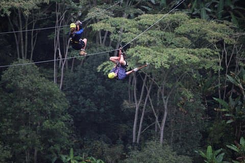 zip line adventure in machupicchu