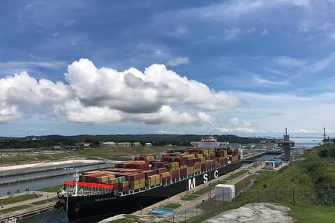Panamakanal-Tour Miraflores-Schleusen, Aguas Claras