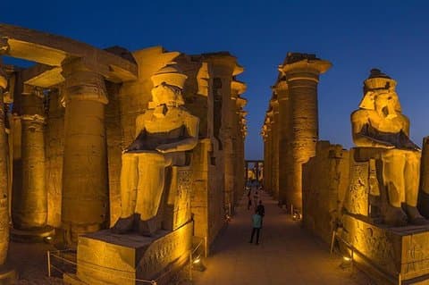 2 nuits de visite privée d'une journée à Louxor depuis le Caire en train de nuit