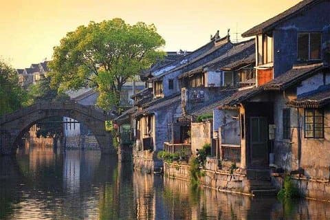 Fengjing Ancient Water Town Private Tour von Shanghai mit Bootsfahrt