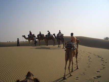 Shahi Over Night camel safari non touristic sand dune