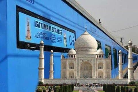 Privat dagstur til Taj Mahal og Agra Fort med superrask tog