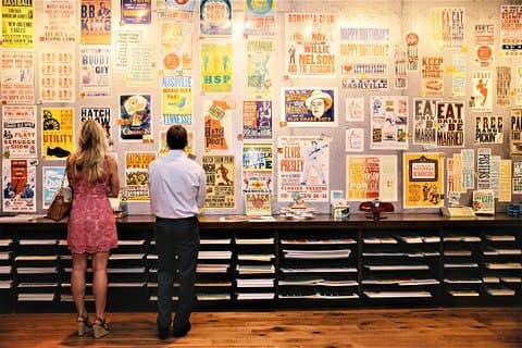Hatch Show Print Studio & Hall of Fame - Tournée des studios d'impression