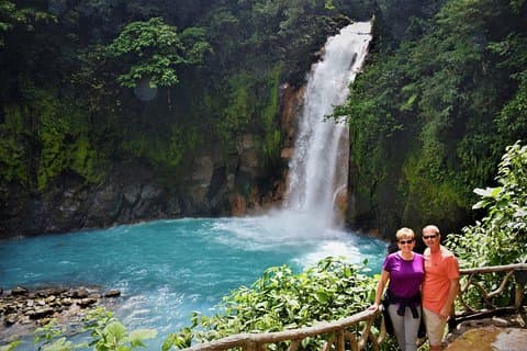 Visite privée de la cascade Rio Celeste | De La Fortuna et Tamarindo