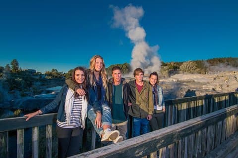 Privat tur fra Auckland til Rotorua & Waitomo Glowworm Caves, lille gruppe