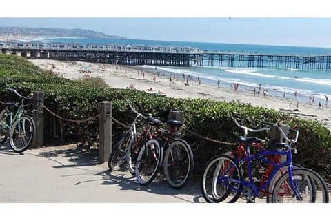 Radeln Sie durch die Bucht von San Diego zum Meer
