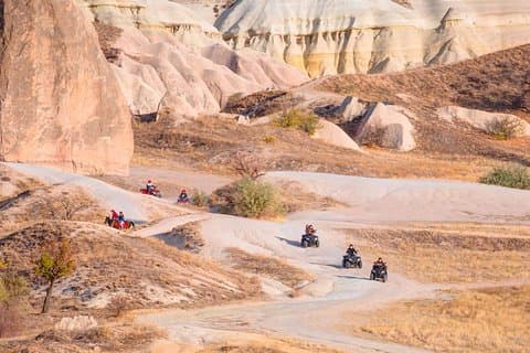 Cappadocia 2-timmars solnedgång ATV Quad Tour w / gratis hotelltransfer