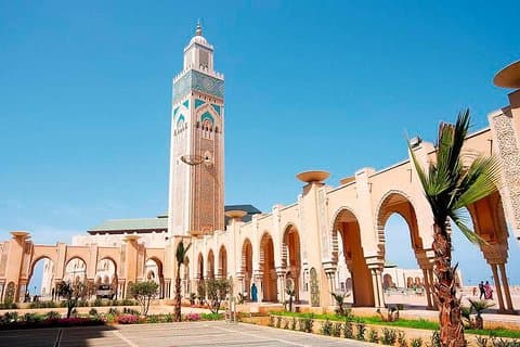 Upptäck Casablanca City och hoppa över kön till Hassan II-moskén