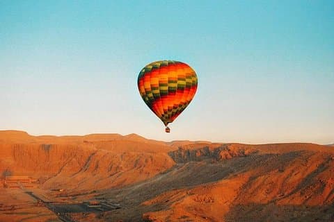 Ballongfly over Valley of the Kings