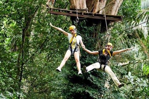 Hanuman World Zipline 32 Platforms With Free Transfer