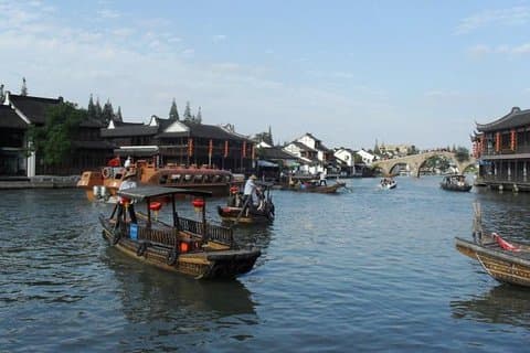 Zhujiajiao Water Town Tour fra Shanghai med mulighed for bådtur