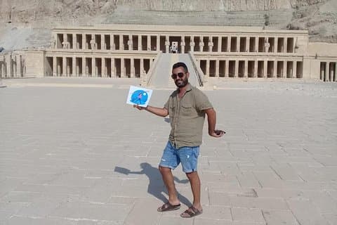 Excursión de un día al templo de Karnak, Cisjordania desde Hurghada y almuerzo