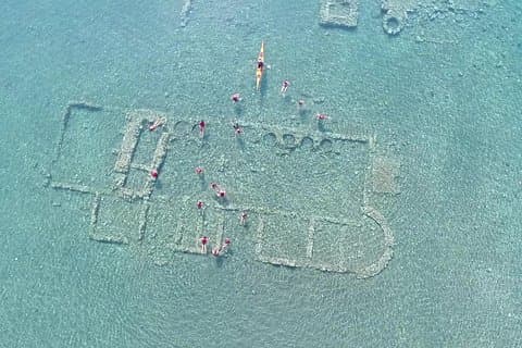 Explore the the sunken city and the small ancient theatre