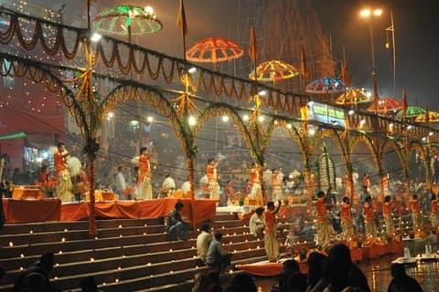 Private Evening ceremony Aarti with Bazar & Street food