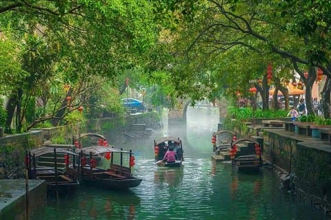 Visite privée d'une journée à Shunde de Guangzhou: jardin Qinghui, ville d'eau de Fengjian
