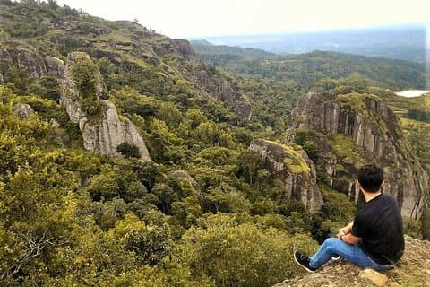 Yogyakarta vandring Nglanggeran med engelska / holländska / italienska / franska guide