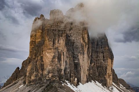 Buss från Cortina till Tre Cime di lavaredo