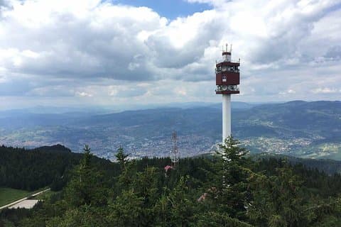 Olympiska berget Trebević-vandring