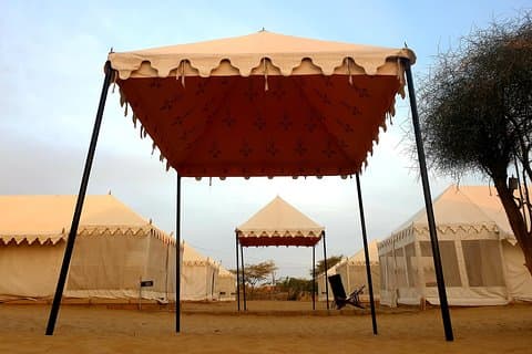Desert Tour with Camel Safari, jeep safari - accommodation in luxury Swiss tent