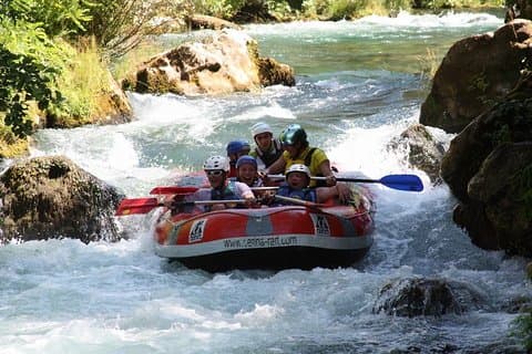 Rafting on Cetina River with transfer from Split