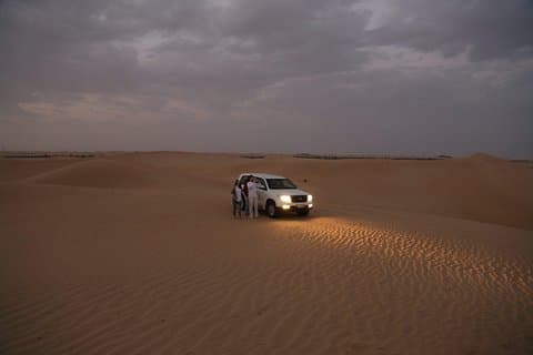 Dinner in The Desert Private Basis - Without Dubai Dune Bashing