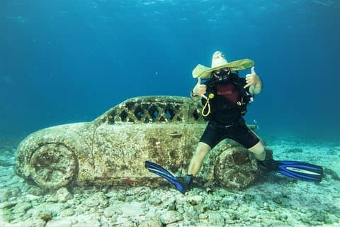 Für zertifizierte Taucher Erleben Sie das Unterwassermuseum und das Manchones Riff