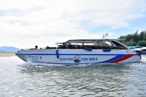 Ao Nang til Koh Phi Phi med Koh Yao Sun Smile Speed Boat