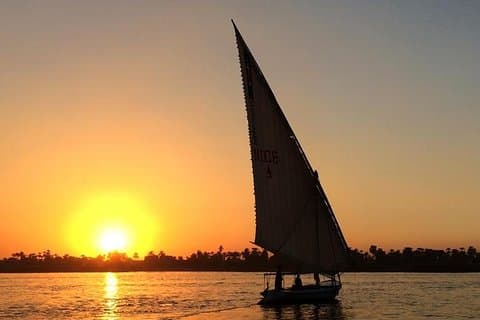 Nile Felucca i Kairo