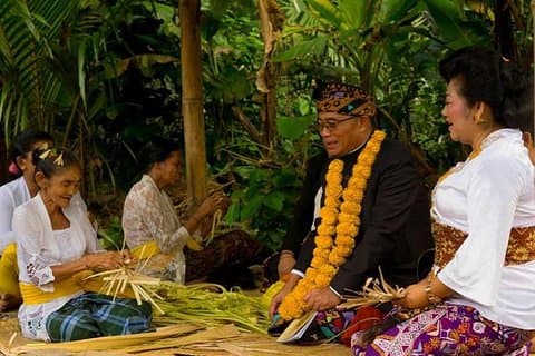 Bali Hindu Ritual's aanbod om les te maken