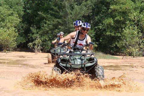 ATV Bike 1 hr + Zipline Adventure 32 platforms