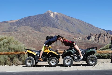 Quad Tour vulkanen Teide om dagen i Teide National Park