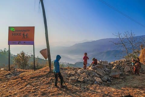 Community Hike Sanga til Panauti
