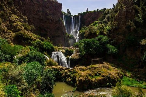 Privé dagtocht van Marrakech naar de watervallen van Ouzoud met lunch