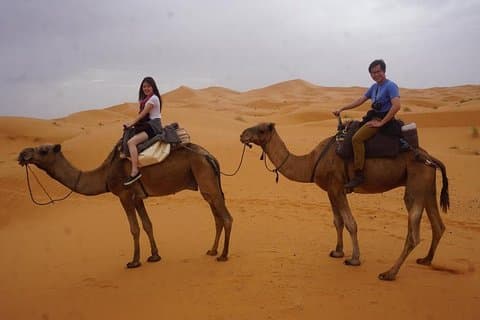 Luxurious Overnight in Merzouga Desert With AC, Jeep, Camel ride
