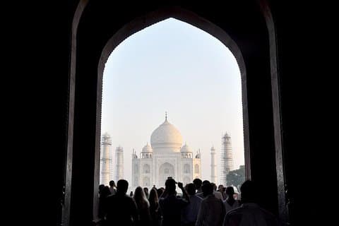 Agra: Billet coupe-file Taj Mahal