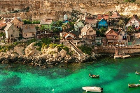 Malta Privat minivan-tur: Popeye-landsbyen / Mdina / Valletta og mange flere