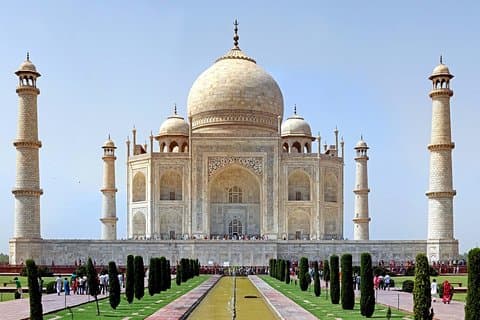 Samme dag Agra-tur med bil fra Delhi