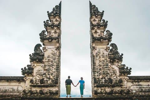 Templo do Lempuyang no portão do céu e excursões a leste de Bali