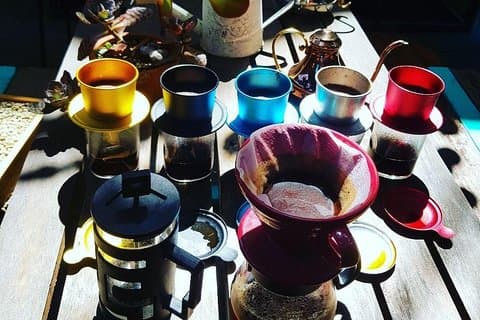 Expérience de torréfaction et de dégustation de café