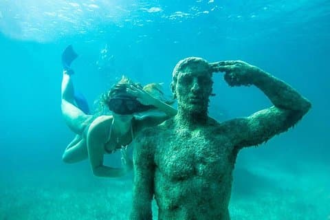 Tour della giungla e snorkeling a Punta Nizuc Reef, museo sottomarino