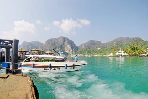 Koh Phi Phi nach Koh Yao Yai mit Koh Yao Sun Smile Speed Boat