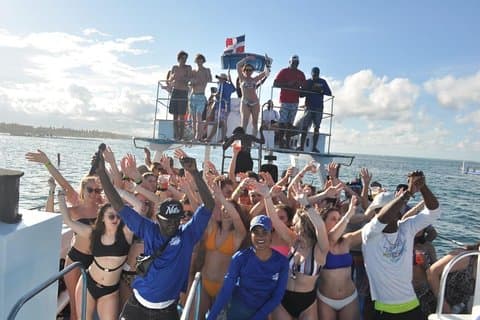 Punta Cana Caribbean Party Boat med snorkling