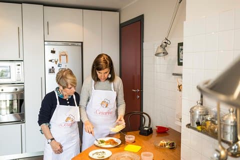 Dining Experience at a local's Home in Cella Monte with Show Cooking