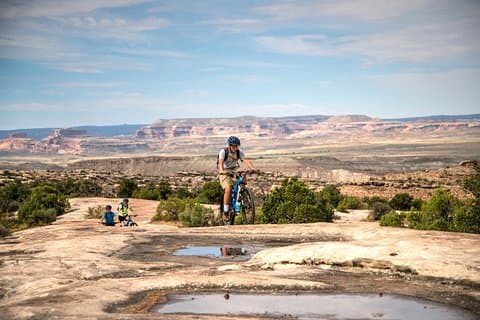 Guidad e-mountainbiketur (Klondike Bluff Trail)