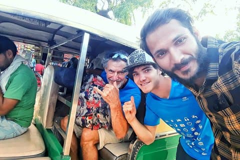 Taj Mahal och Agra fortet privat soluppgång heldagstur med Tuk-Tuk